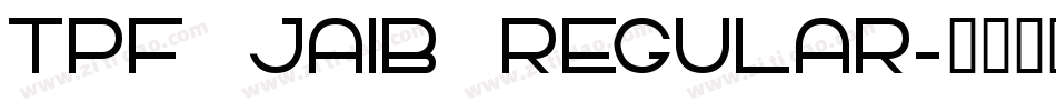 TPF Jaib Regular字体转换